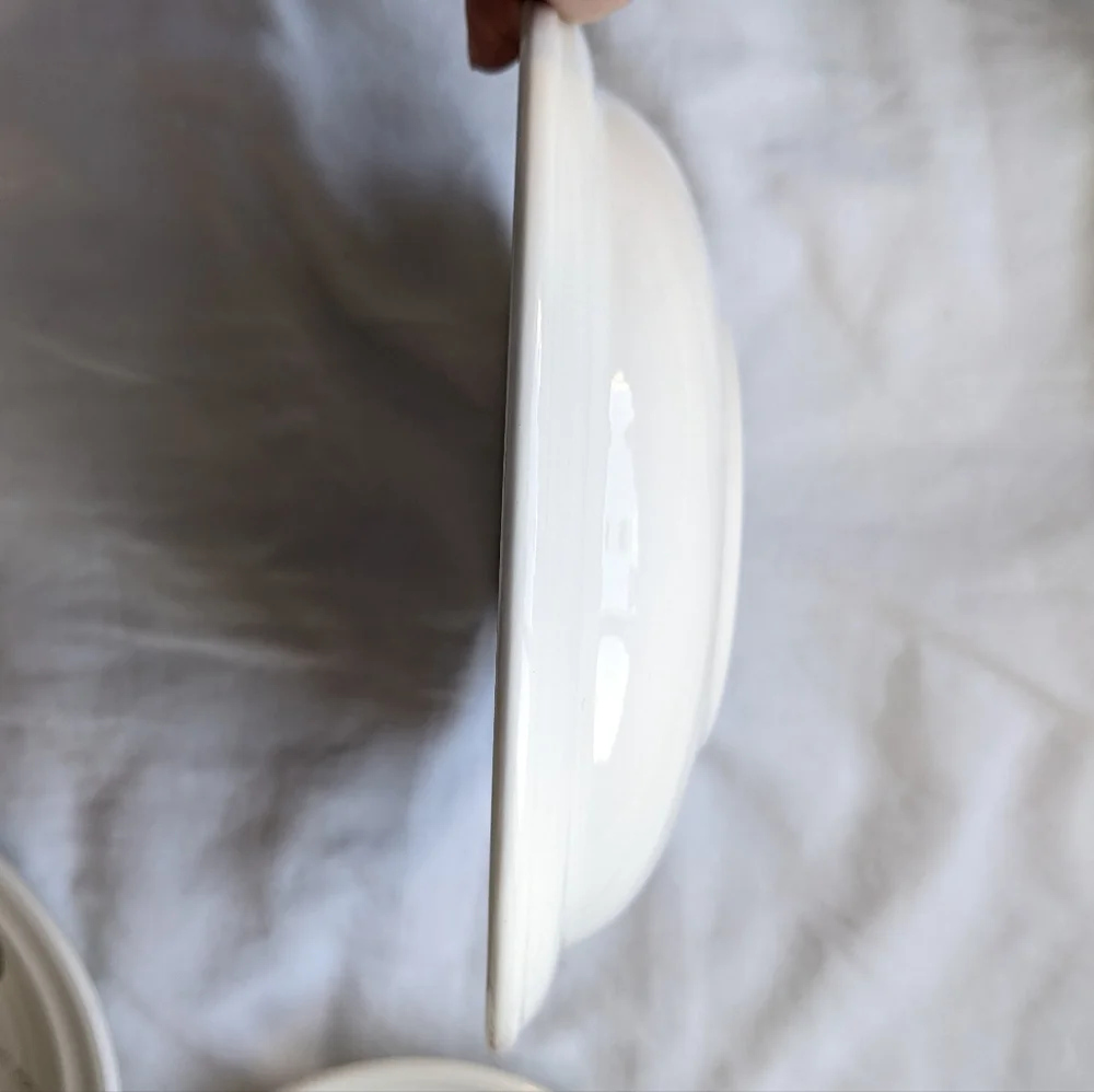 Portmeirion England Pomona Reine Claude Plum Rim Soup Bowl